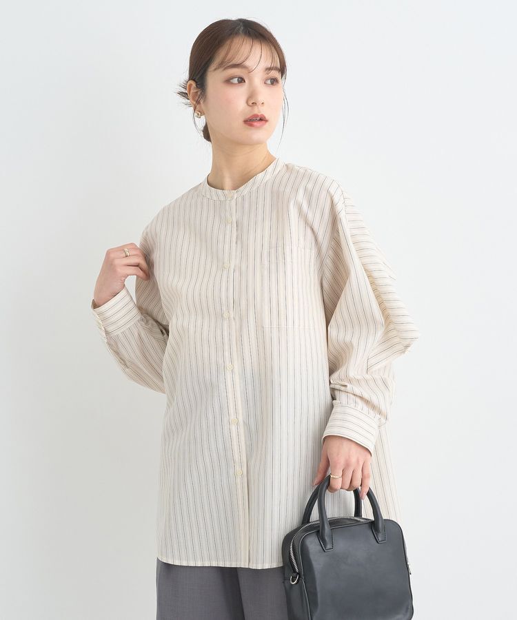 earth music&ecology「アンブレラヨークケープブラウス」|シャツ・ブラウス|