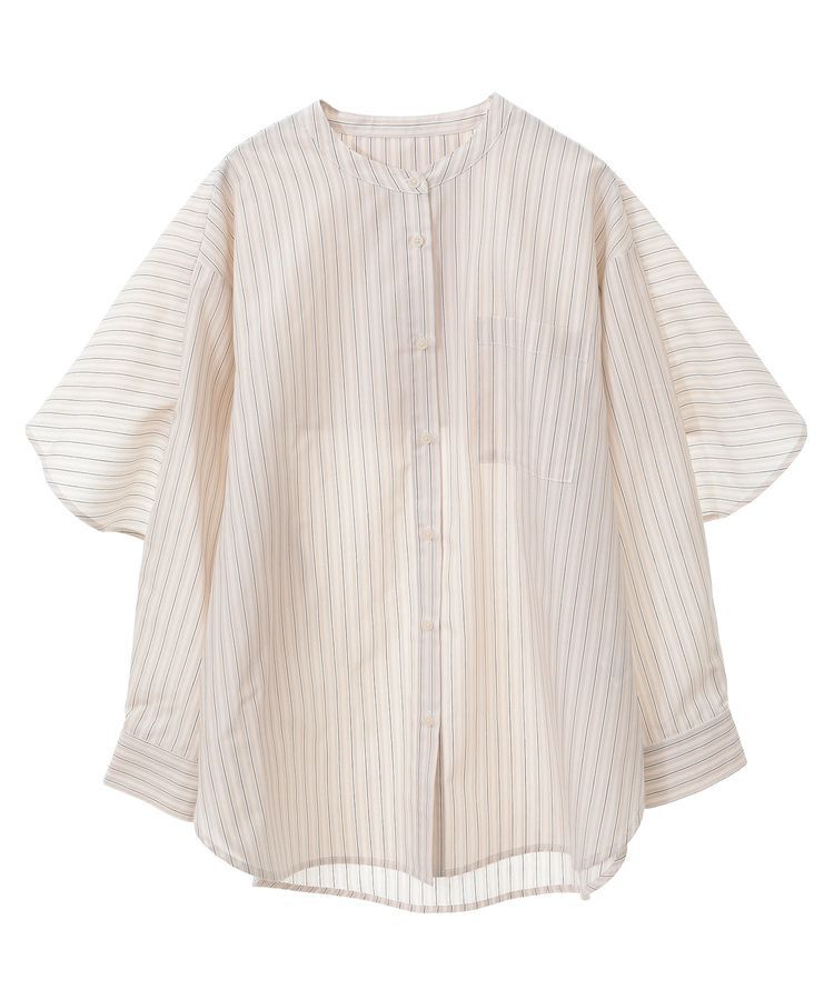 earth music&ecology「アンブレラヨークケープブラウス」|シャツ・ブラウス|