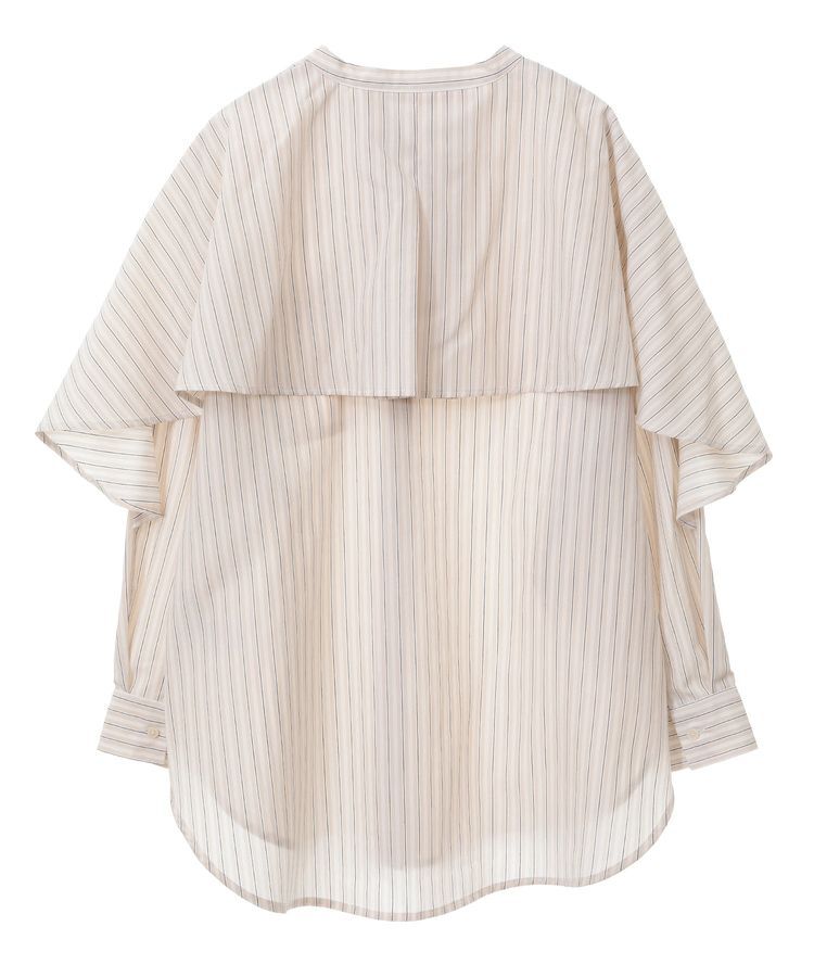 earth music&ecology「アンブレラヨークケープブラウス」|シャツ・ブラウス|