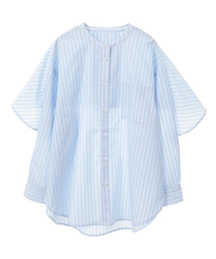 earth music&ecology「アンブレラヨークケープブラウス」|シャツ・ブラウス|