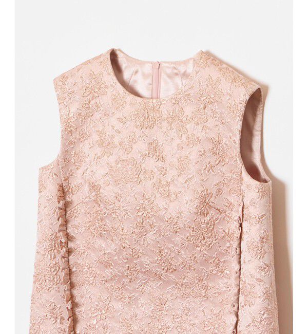 LOULOU WILLOUGHBY「【LOULOU WILLOUGHBY】ラメジャガードノースリワンピース」|ワンピース|