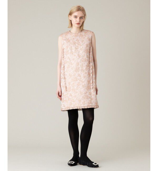 LOULOU WILLOUGHBY「【LOULOU WILLOUGHBY】ラメジャガードノースリワンピース」|ワンピース|