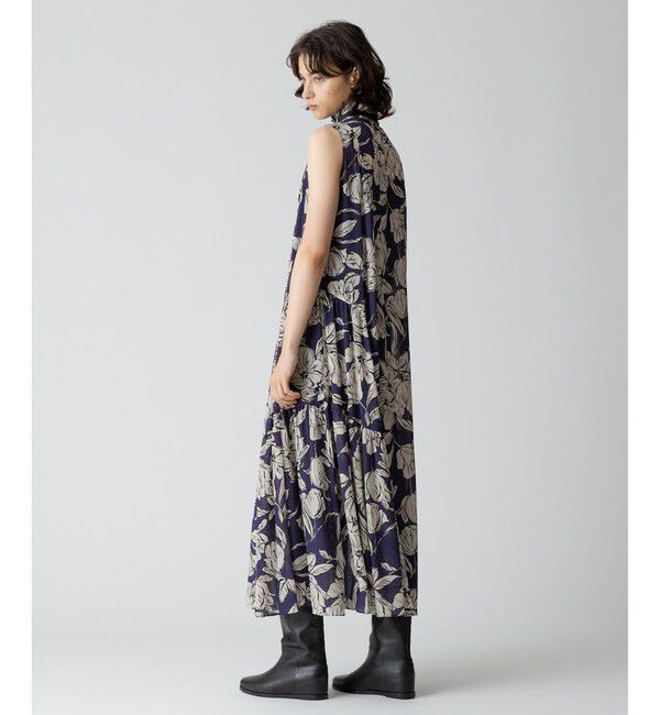 allureville「楊柳シアーフラワープリントワンピース」|ワンピース|