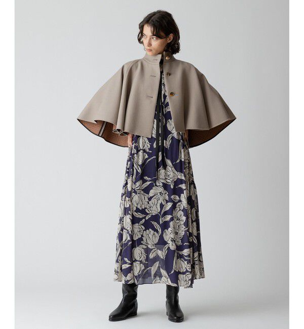 allureville「楊柳シアーフラワープリントワンピース」|ワンピース|