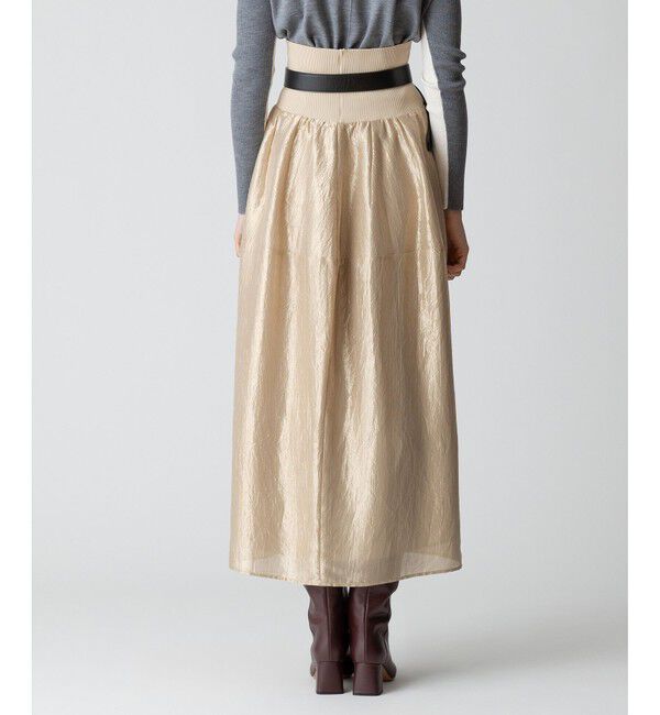 allureville「ブライトカールマイヤー2WAYスカート」|スカート|