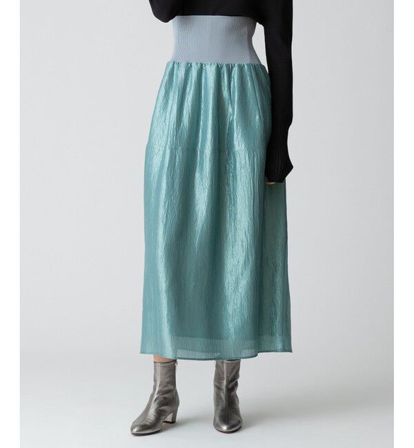 allureville「ブライトカールマイヤー2WAYスカート」|スカート|