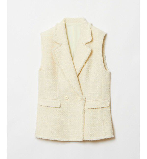 LOULOU WILLOUGHBY「【LOULOU WILLOUGHBY】ジオリカラメツイードジレ」|その他|