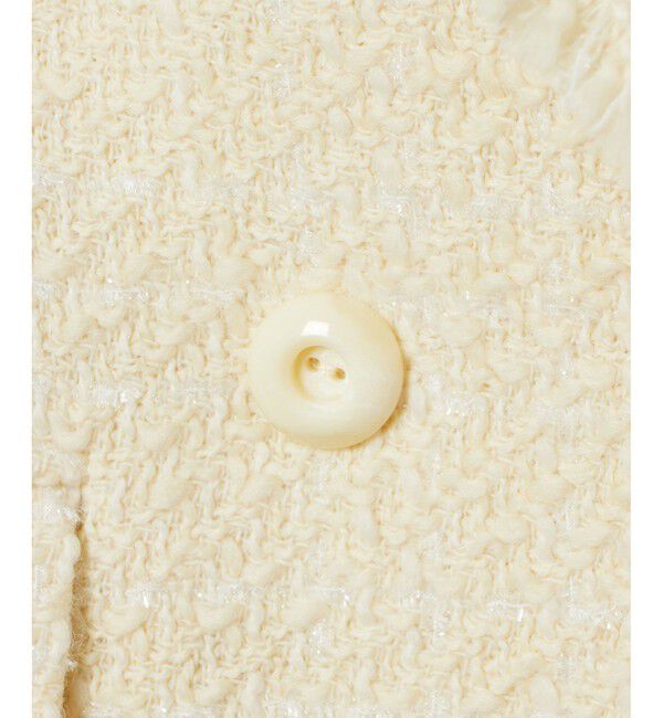 LOULOU WILLOUGHBY「【LOULOU WILLOUGHBY】ジオリカラメツイードジレ」|その他|