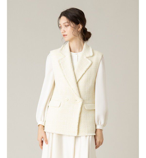 LOULOU WILLOUGHBY「【LOULOU WILLOUGHBY】ジオリカラメツイードジレ」|その他|