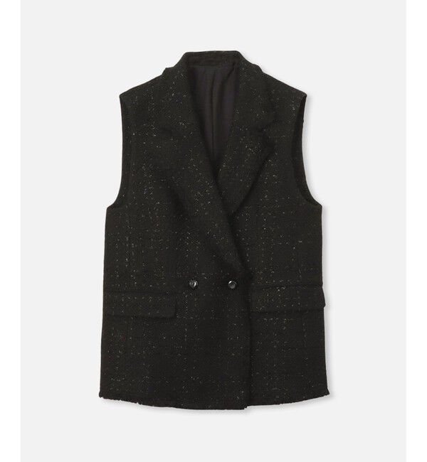 LOULOU WILLOUGHBY「【LOULOU WILLOUGHBY】ジオリカラメツイードジレ」|その他|