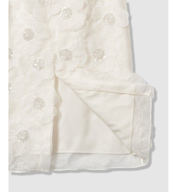 LOULOU WILLOUGHBY「【LOULOU WILLOUGHBY】オーガンフラワータイトスカート」|タイト|