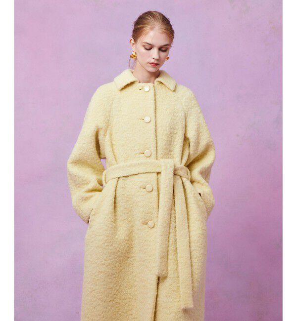 LOULOU WILLOUGHBY「【LOULOU WILLOUGHBY】ループインレーロングコート」|ダッフルコート|