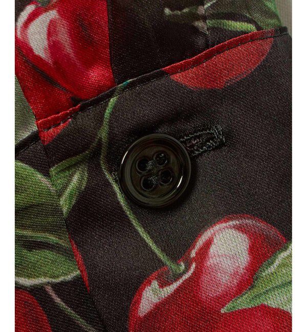 LOULOU WILLOUGHBY「WEB限定【LOULOU WILLOUGHBY】LISAチェリープリント ボウタイブラウス」|シャツ・ブラウス|