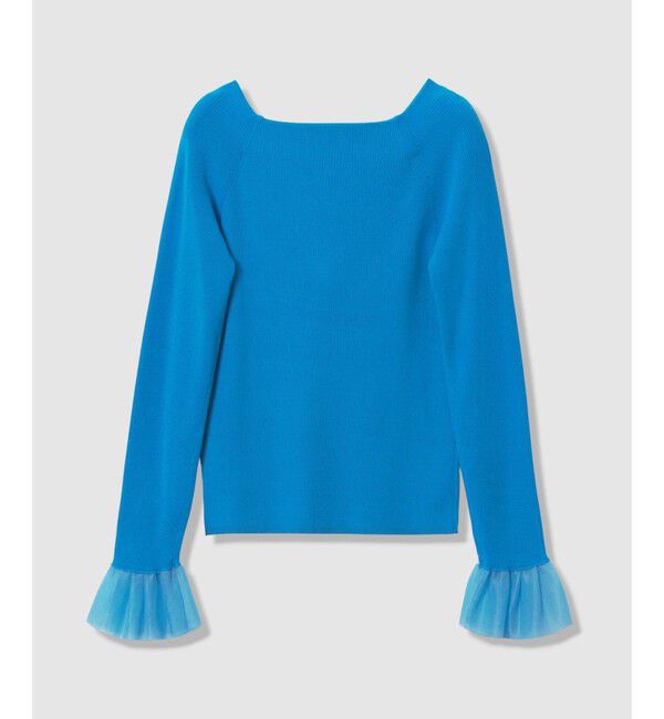 allureville「２WAYネックフリルカフプルオーバー」|ニット・セーター|