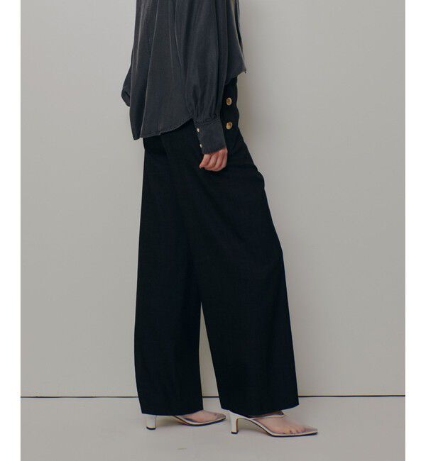 allureville「【WEB・ルミネ別注】デニムライクマリンパンツ」|チノ|