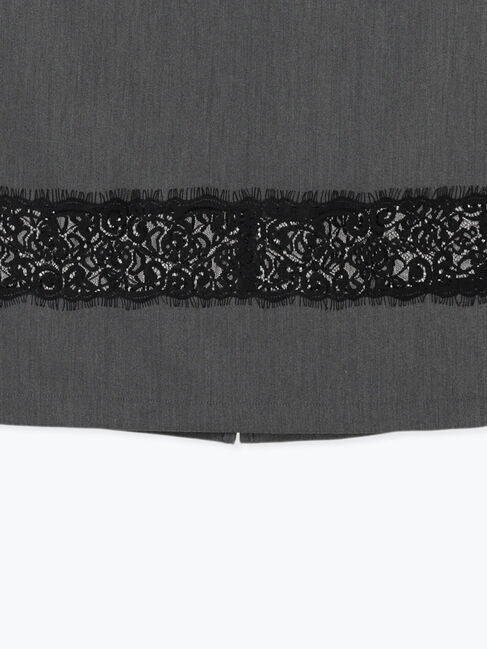 Te chichi TERRASSE「レース切替スカート」|スカート|