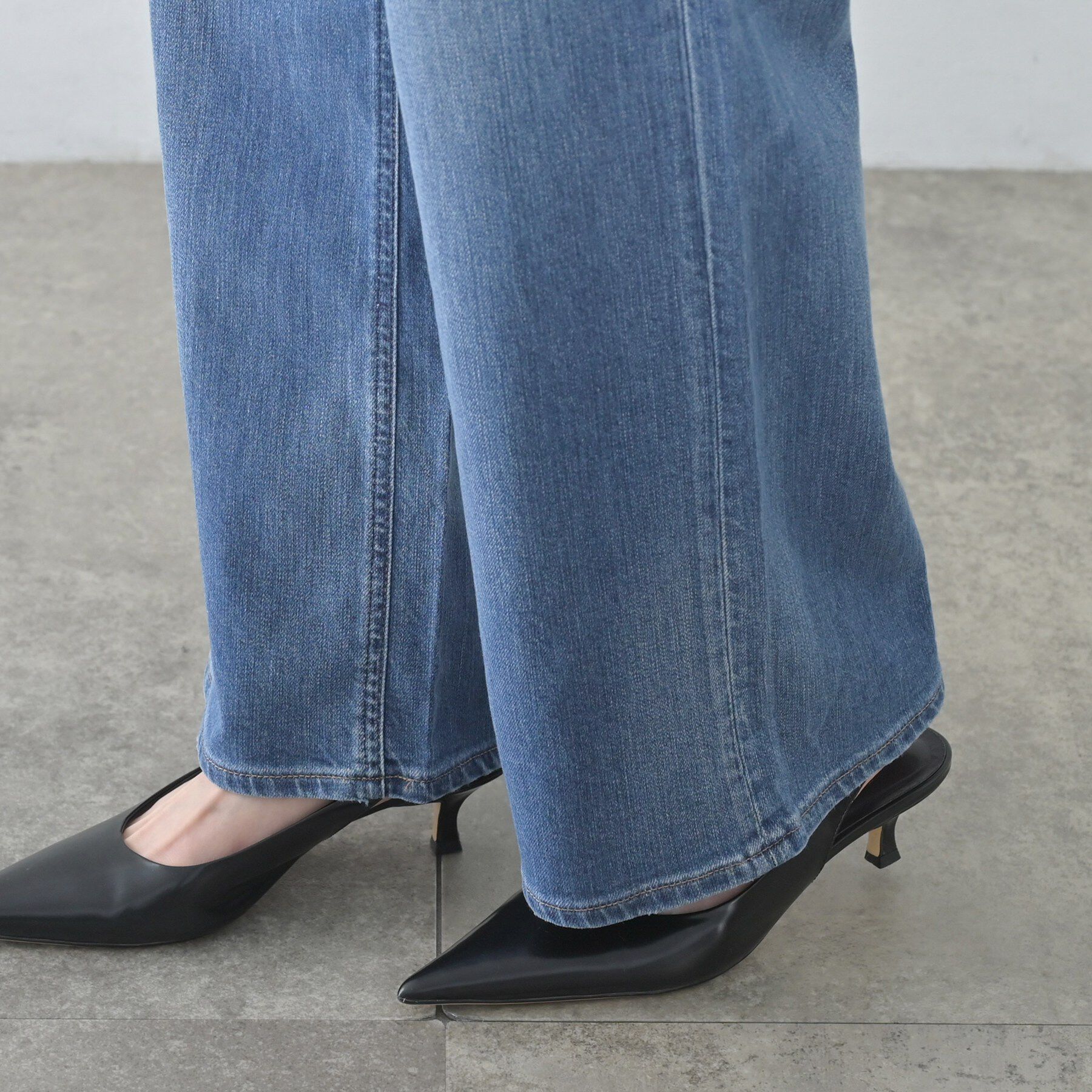 UNTITLED「【Healthy DENIM】別注Quiche（キッシュ）セミフレアデニム」|デニム|