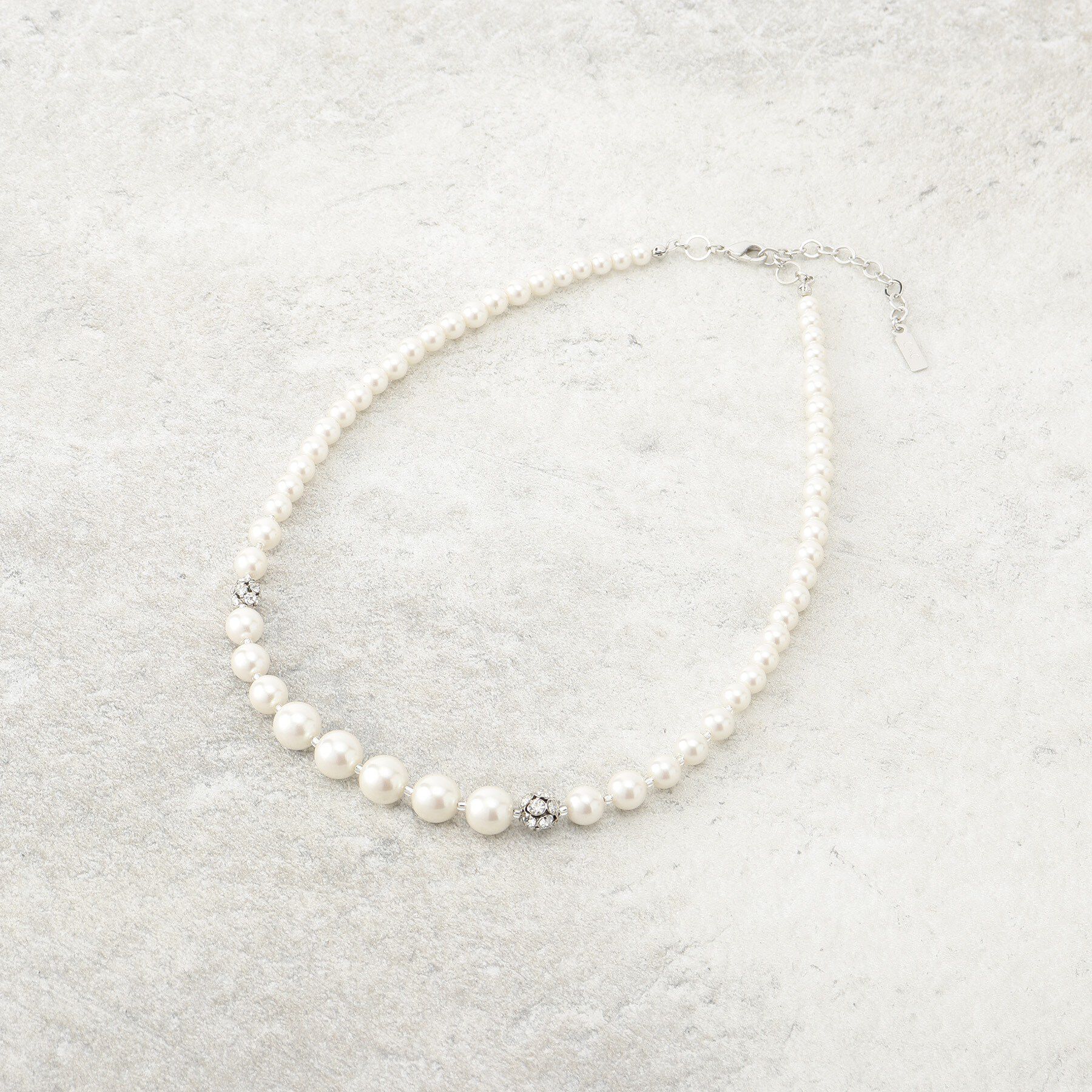 COUP DE CHANCE「取り外し可能／ツインフェイクパール／国内生産／国産人工真珠／セレモニー／入卒／パーティー」|ネックレス|