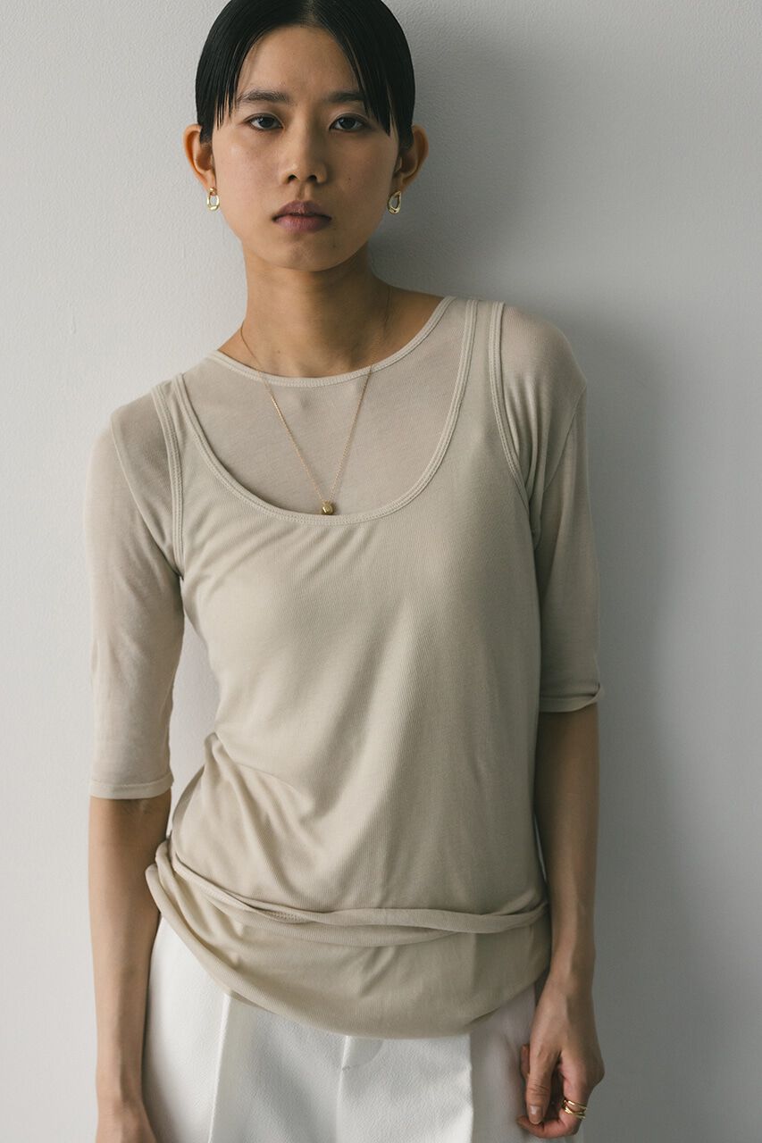 STYLEMIXER「2ピースシアーレイヤードタンクT」|Tシャツ・カットソー|