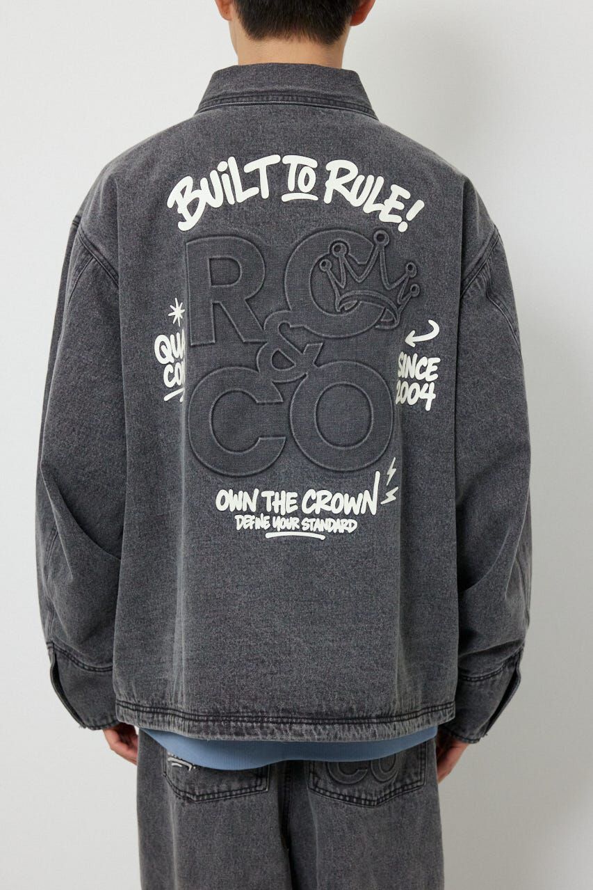 RODEO CROWNS「エンボスロゴデニムジャケット」|デニムジャケット|
