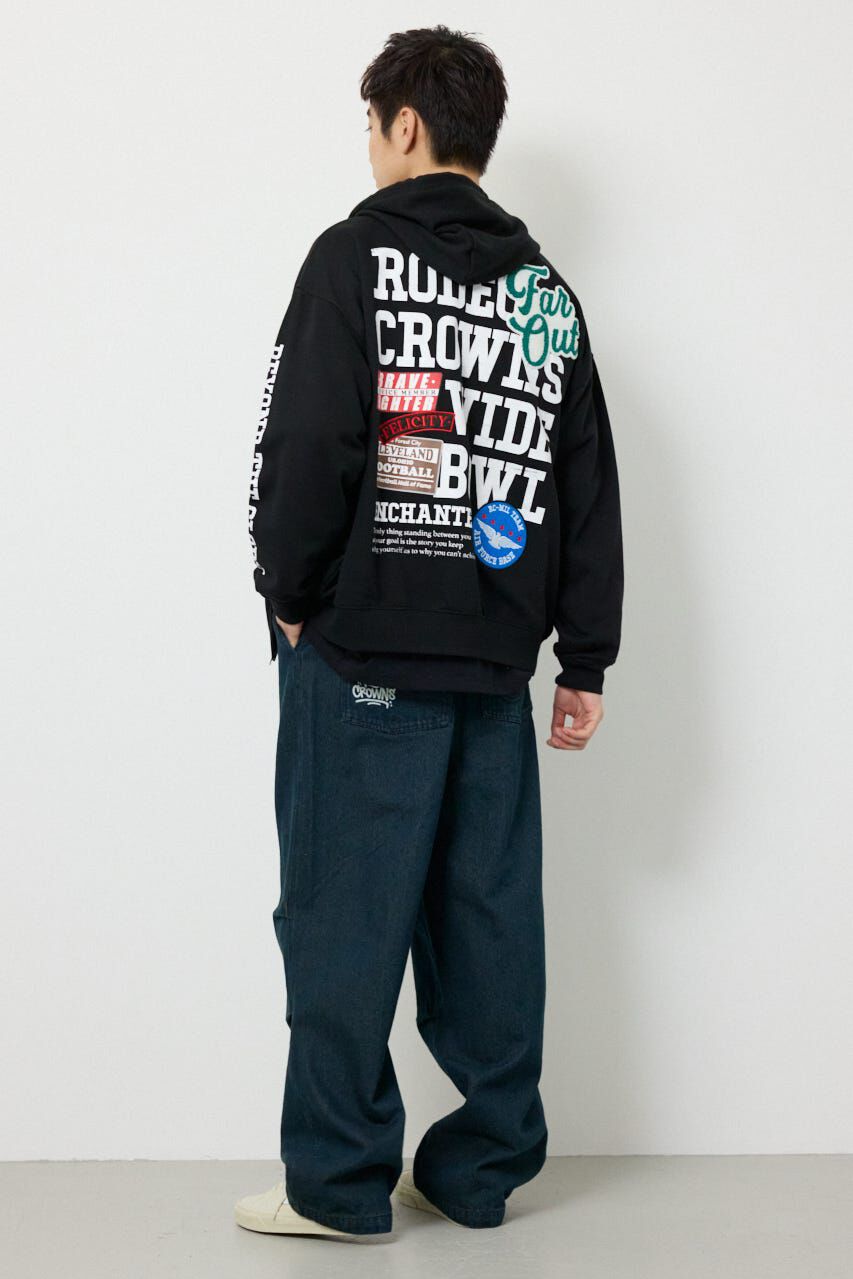 RODEO CROWNS「タイポグラフィーZIPパーカー」|パーカー|