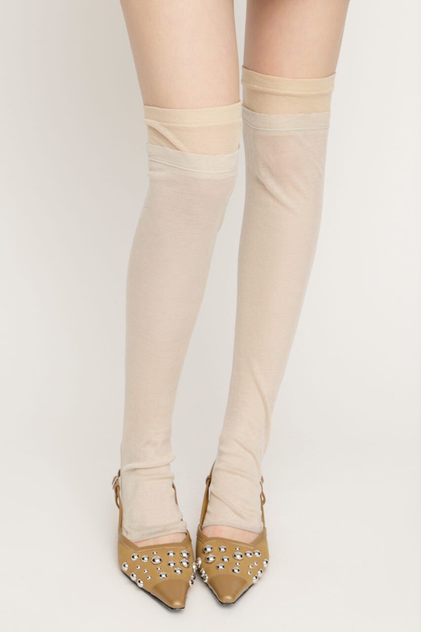 SLY「LAYERED SHEER LEG WARMER」|その他|