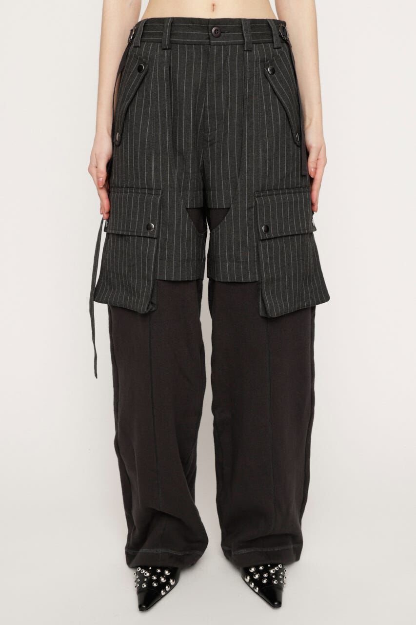 SLY「KNIT DOCKING CARGO パンツ」|その他|