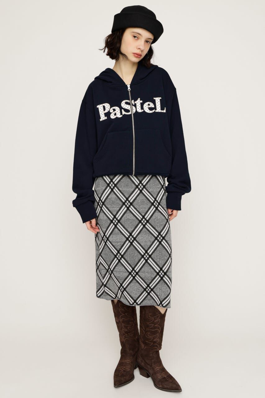 SLY「JQ CHECK KNIT ミドルスカート」|スカート|