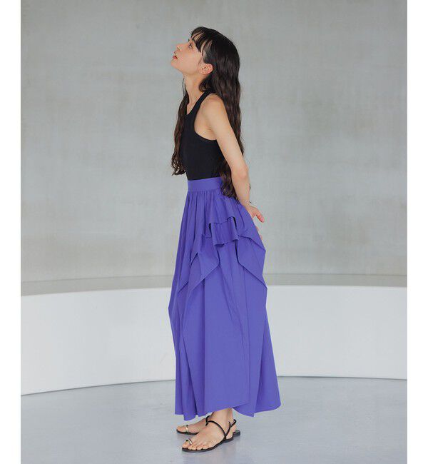 EMMEL REFINES「＜EMMEL REFINES＞EM サイドボリューム タックスカート」|スカート|