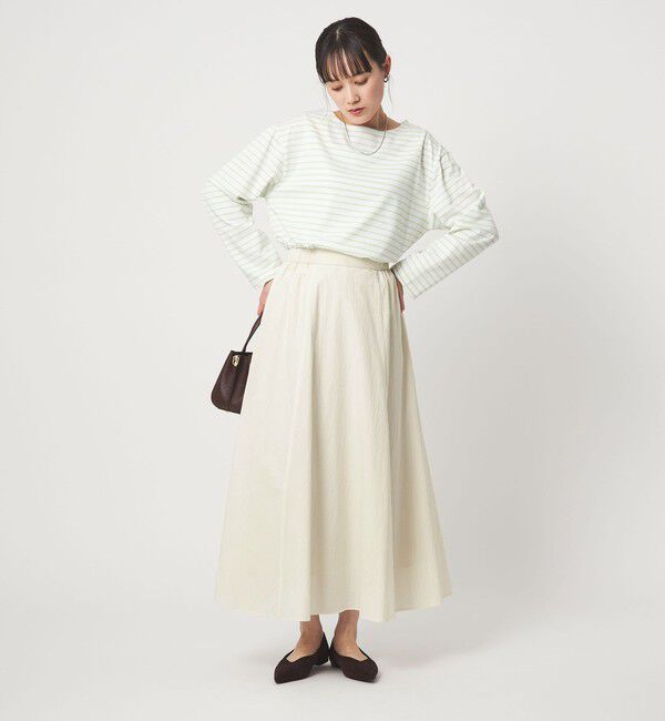 UNITED ARROWS green label relaxing「ポコポコ フレア スカート」|フレア|