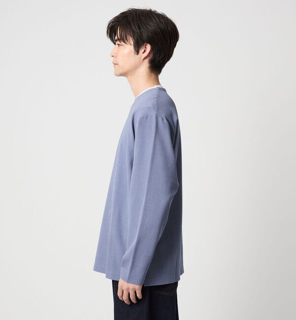 UNITED ARROWS green label relaxing「KIVANC ノーカラー 長袖 Tシャツ」|Tシャツ・カットソー|