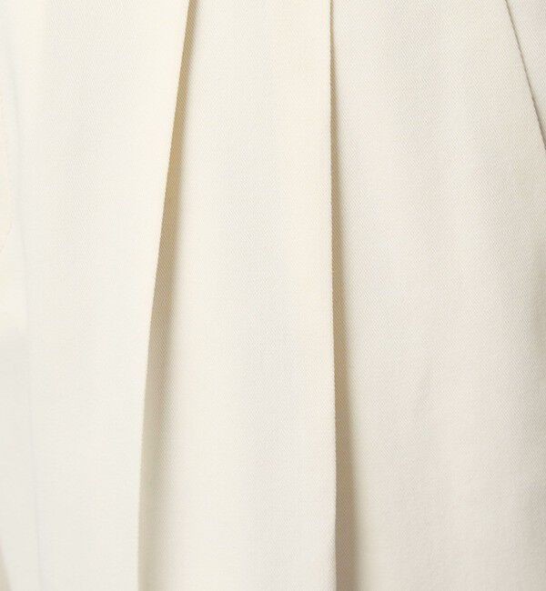 UNITED ARROWS green label relaxing「［size SHORT/TALLあり］Daily Chic タック スリム パンツ オフホワイト」|スラックス|