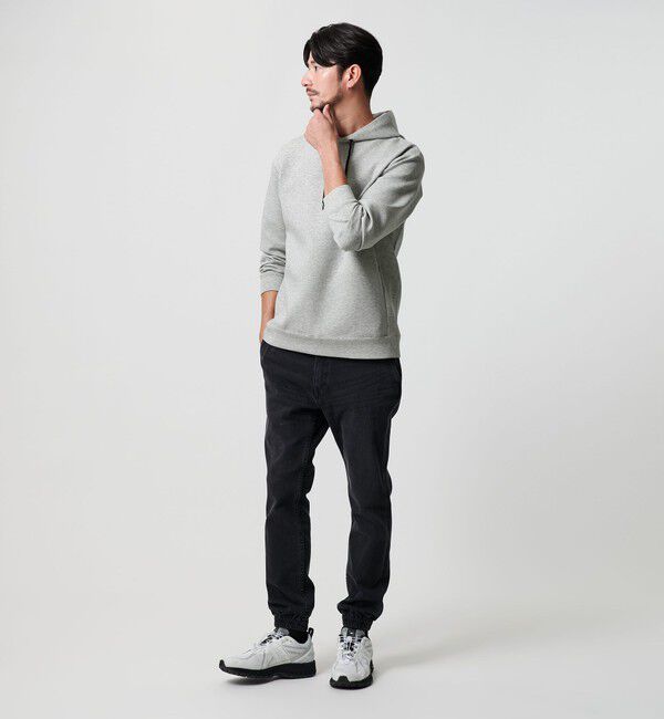 BEAUTY&YOUTH UNITED ARROWS「【WEB限定 WARDROBE SMART】ダブルニット  スウェット パーカー/セットアップ対応」|パーカー|