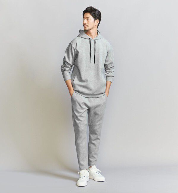 BEAUTY&YOUTH UNITED ARROWS「【WEB限定 WARDROBE SMART】ダブルニット  スウェット パーカー/セットアップ対応」|パーカー|