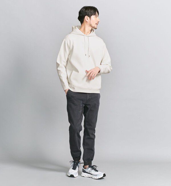 BEAUTY&YOUTH UNITED ARROWS「【WEB限定 WARDROBE SMART】ダブルニット  スウェット パーカー/セットアップ対応」|パーカー|