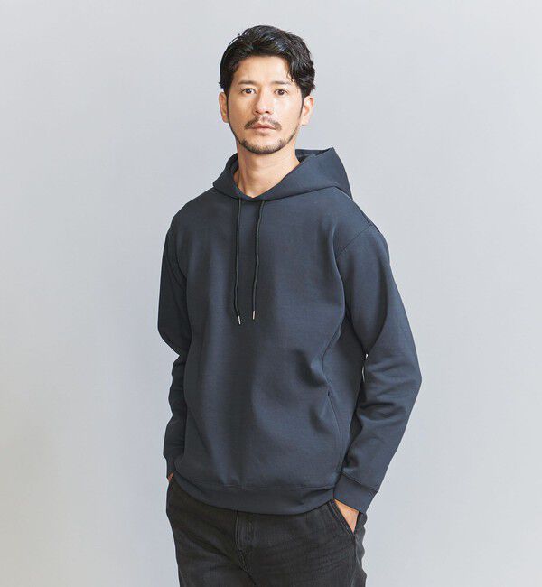 BEAUTY&YOUTH UNITED ARROWS「【WEB限定 WARDROBE SMART】ダブルニット  スウェット パーカー/セットアップ対応」|パーカー|