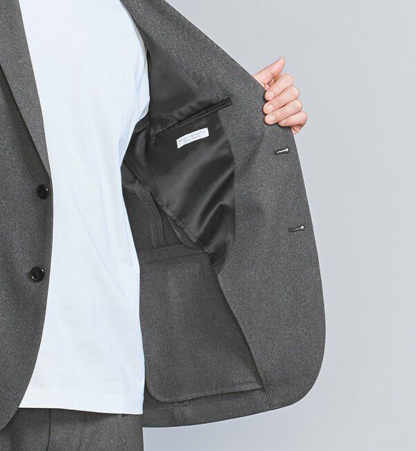 BEAUTY&YOUTH UNITED ARROWS「【WEB限定 WARDROBE SMART】LANATEC セットアップ/背抜きジャケット＆イージーパンツ」|スーツ|