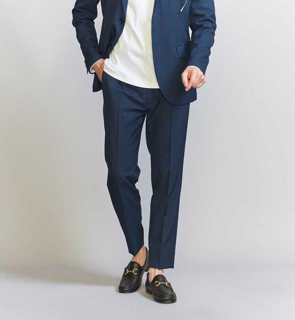 BEAUTY&YOUTH UNITED ARROWS「【WEB限定 WARDROBE SMART】LANATEC セットアップ/背抜きジャケット＆イージーパンツ」|スーツ|