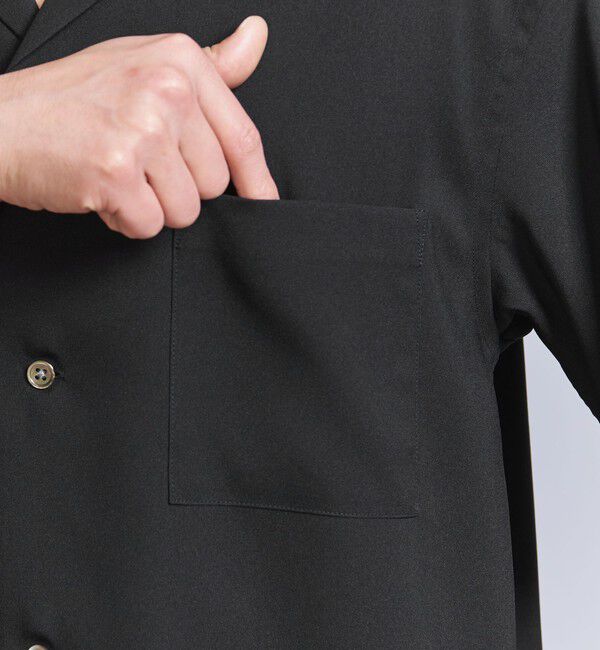 BEAUTY&YOUTH UNITED ARROWS「【WEB限定 WARDROBE SMART】 Reflax オープンカラー シャツ」|シャツ・ブラウス|