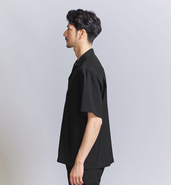 BEAUTY&YOUTH UNITED ARROWS「【WEB限定 WARDROBE SMART】 Reflax オープンカラー シャツ」|シャツ・ブラウス|
