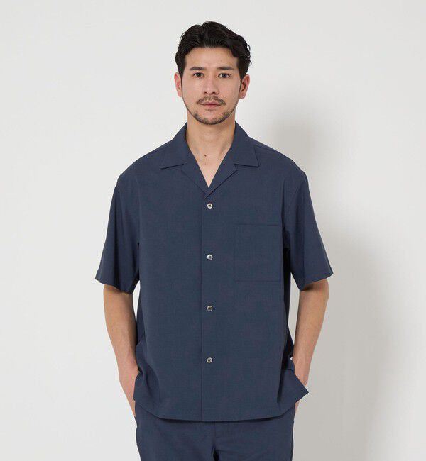 BEAUTY&YOUTH UNITED ARROWS「【WEB限定 WARDROBE SMART】 Reflax オープンカラー シャツ」|シャツ・ブラウス|