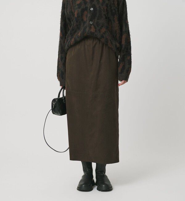 BEAUTY&YOUTH UNITED ARROWS「スエードライク Iラインスカート」|スカート|OLIVE