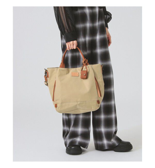 Ray BEAMS 「toleur / ポリエステル 2way トートバッグ」|トートバッグ|