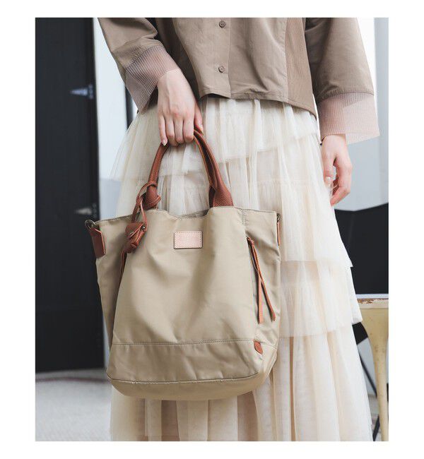Ray BEAMS 「toleur / ポリエステル 2way トートバッグ」|トートバッグ|