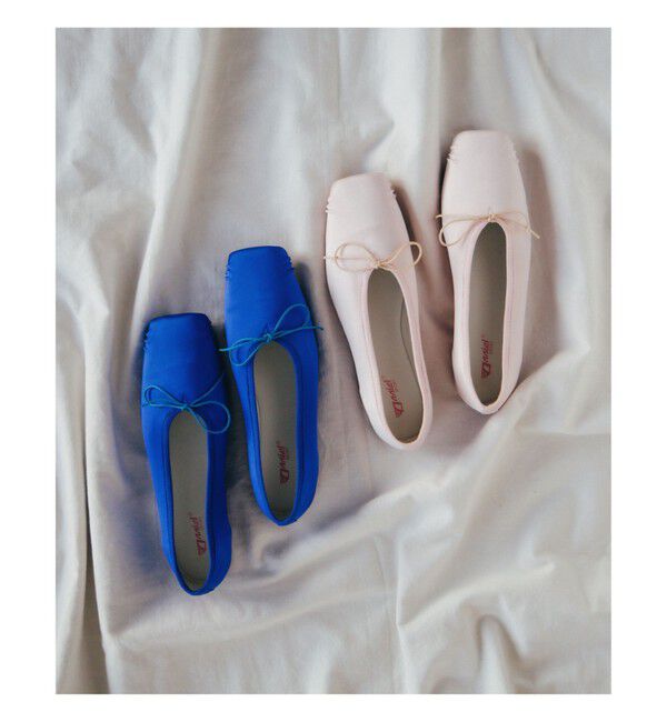 Ray BEAMS 「【別注】Anniel / サテン バレエ シューズ」|スニーカー|