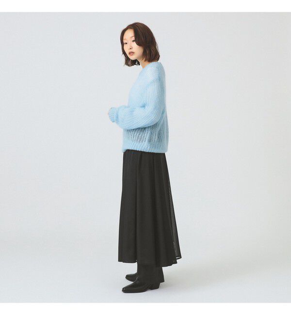 Ray BEAMS 「シアーギャザーフレアースカート」|スカート|
