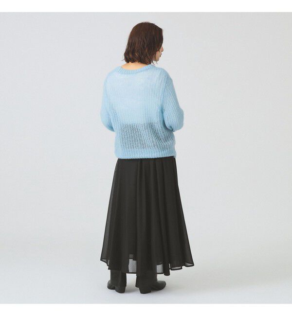 Ray BEAMS 「シアーギャザーフレアースカート」|スカート|