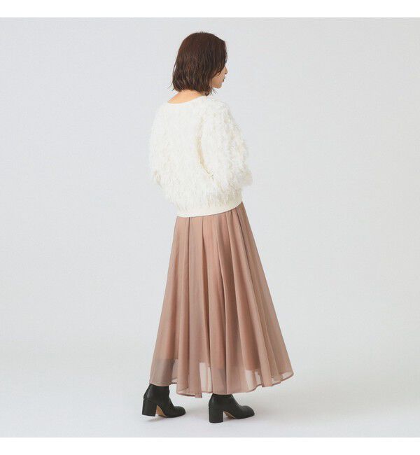 Ray BEAMS 「シアーギャザーフレアースカート」|スカート|