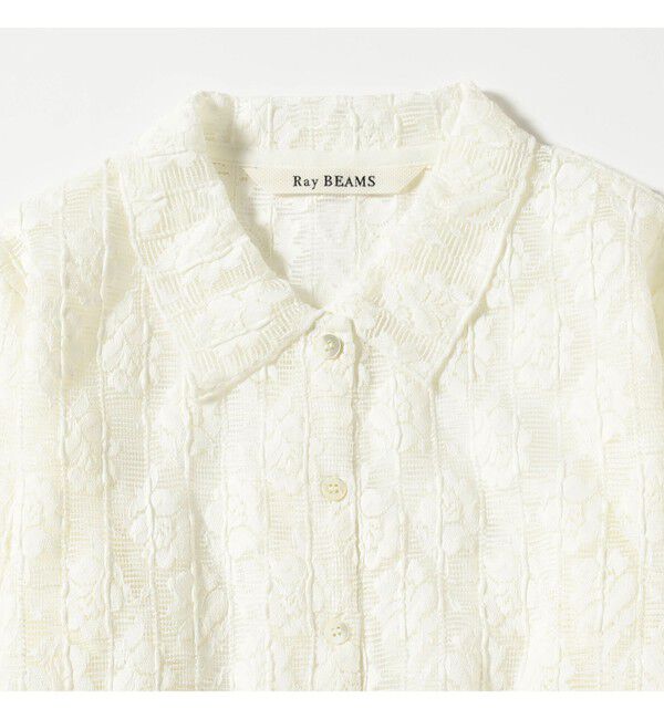 Ray BEAMS 「カット レース シャツ」|シャツ・ブラウス|