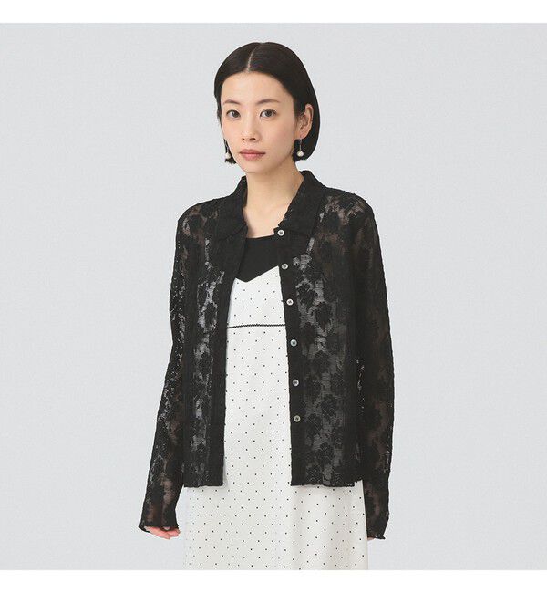 Ray BEAMS 「カット レース シャツ」|シャツ・ブラウス|